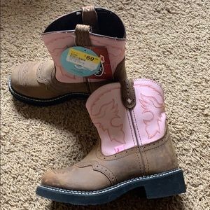 Justin girls cowgirl boots!